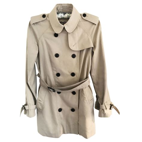 second hand Burberry trench coat